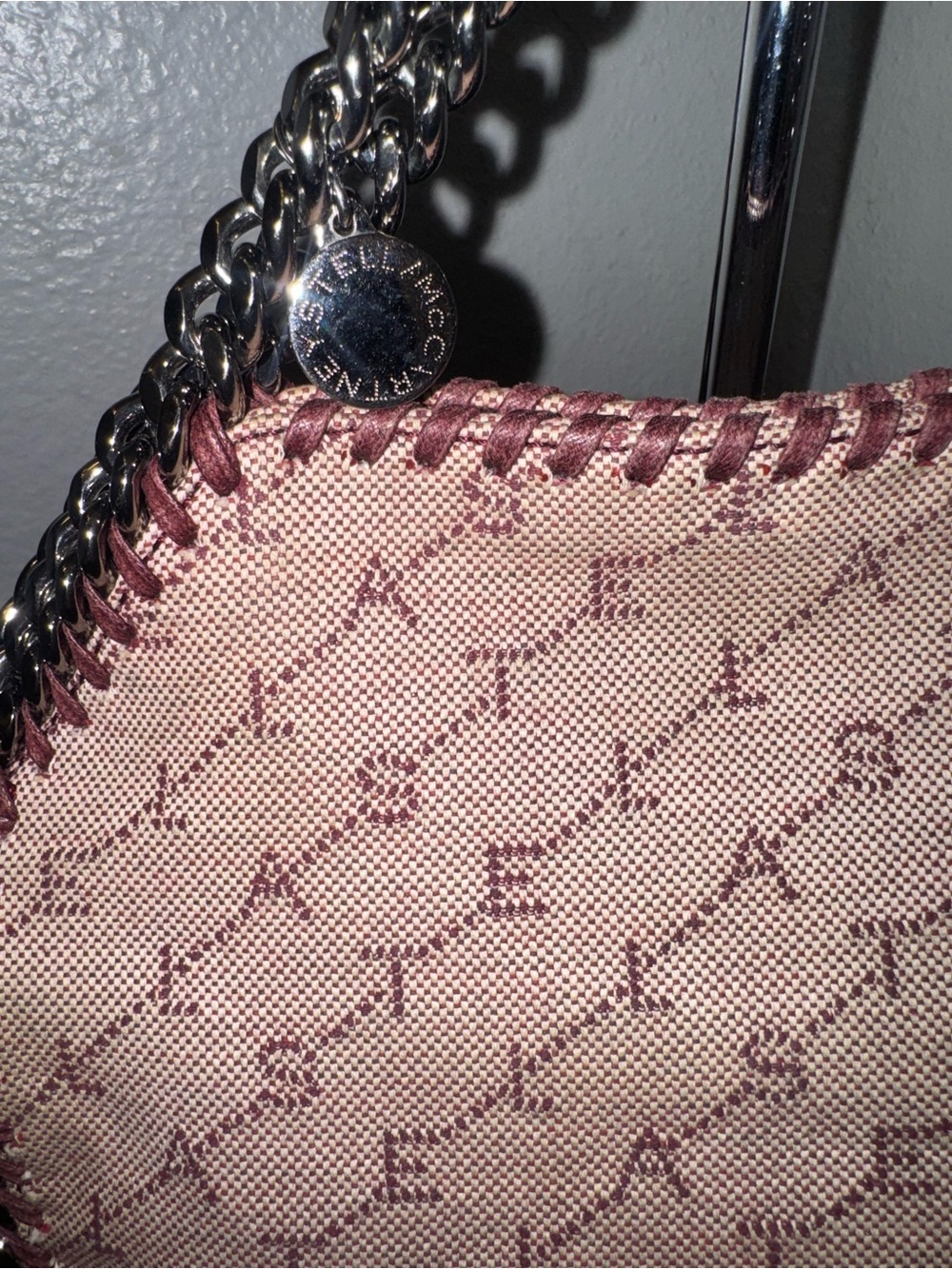 Stella McCartney RARE Monogram Canvas Falabella Tote Shoulder Bag ✅AUTHENTIC✅ - Picture 5 of 9